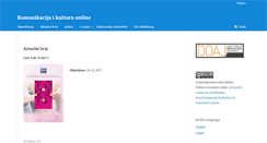 Desktop Screenshot of komunikacijaikultura.org